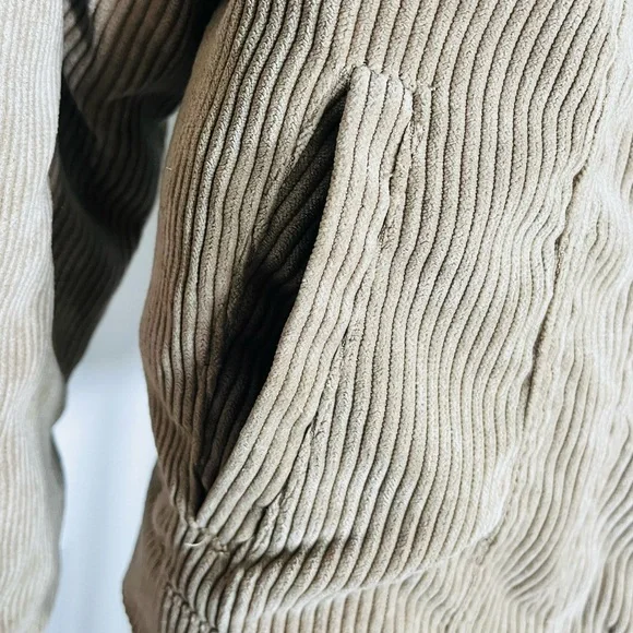 Khaki Corduroy Jacket Size Small - Picture 3 of 9